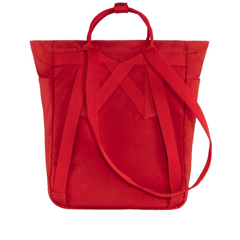 Tasche Kånken Totepack True Red, Farbe: rot/weinrot, Marke: Fjällräven, EAN: 7323450690038, Abmessungen in cm: 30x36x15, Bild 3 von 8
