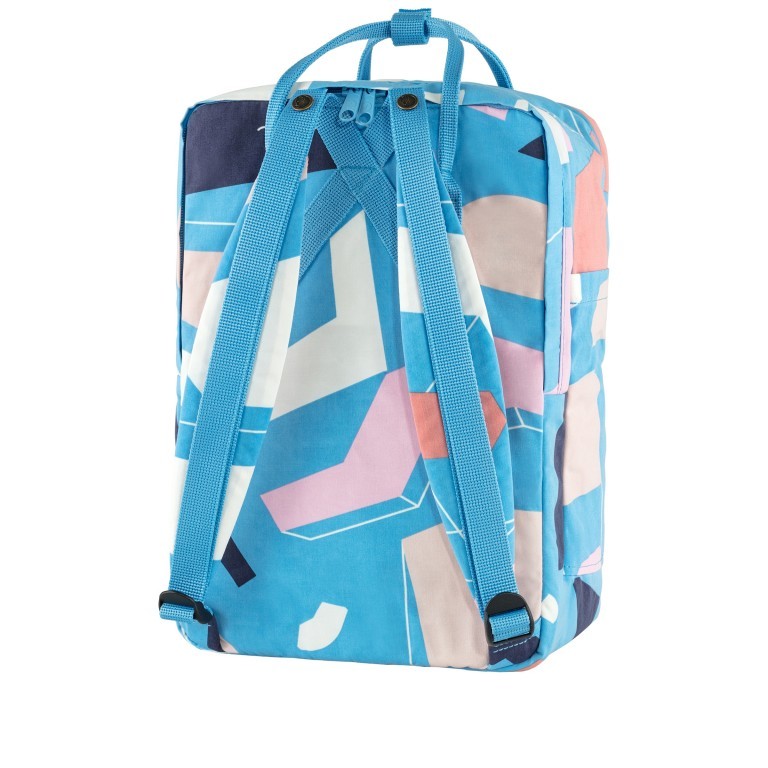 Rucksack Kånken Art mit Laptopfach 15 Zoll Ocean Surface, Farbe: blau/petrol, Marke: Fjällräven, EAN: 7323450689971, Abmessungen in cm: 28x40x16, Bild 3 von 13