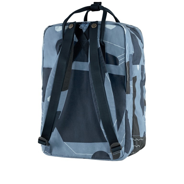 Rucksack Kånken Art mit Laptopfach 15 Zoll Ocean Deep, Farbe: blau/petrol, Marke: Fjällräven, EAN: 7323450689988, Abmessungen in cm: 28x40x16, Bild 3 von 13