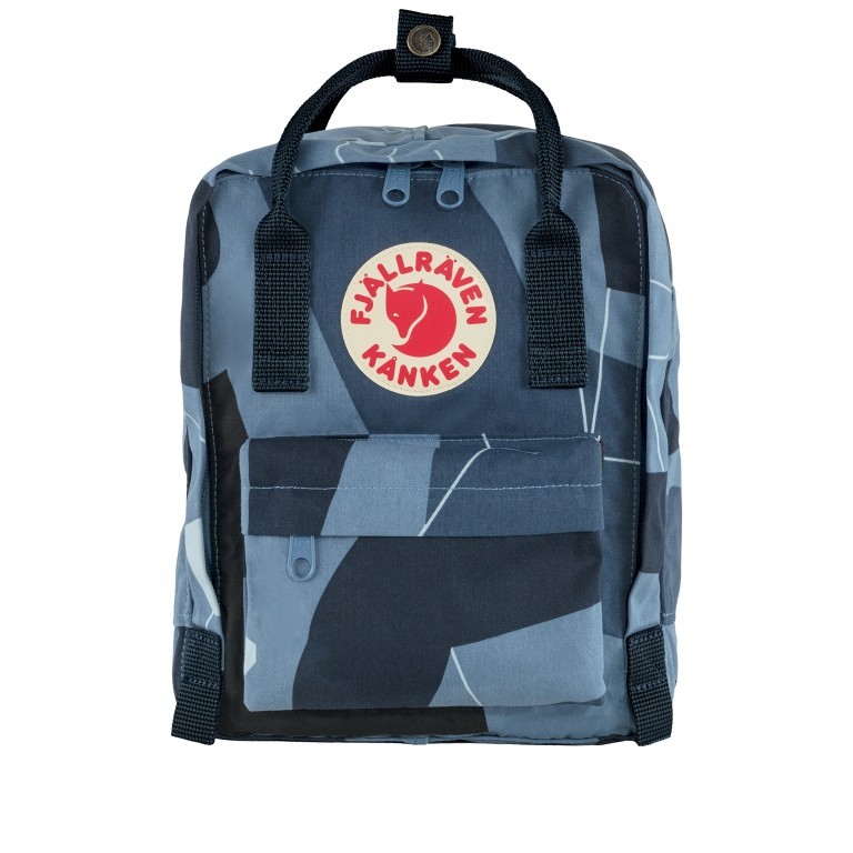 Rucksack Kånken Art Mini Ocean Deep, Farbe: blau/petrol, Marke: Fjällräven, EAN: 7323450689964, Abmessungen in cm: 20x29x13, Bild 1 von 15