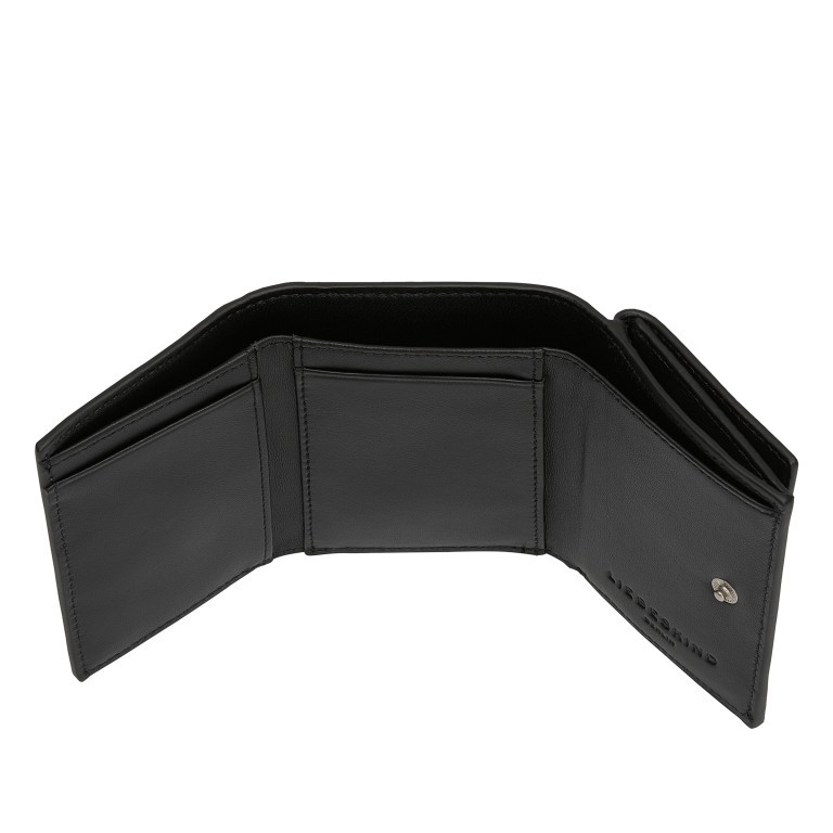 Geldbörse Basic Lilian Wallet S Black, Farbe: schwarz, Marke: Liebeskind Berlin, EAN: 4064657059725, Abmessungen in cm: 10x8.5x3, Bild 3 von 4