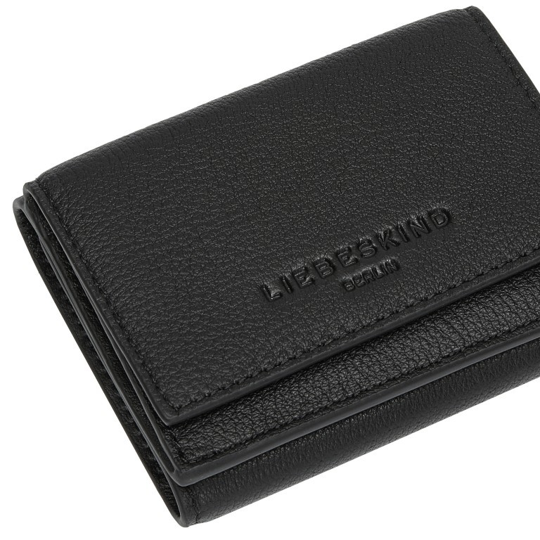 Geldbörse Basic Lilian Wallet S Black, Farbe: schwarz, Marke: Liebeskind Berlin, EAN: 4064657059725, Abmessungen in cm: 10x8.5x3, Bild 4 von 4