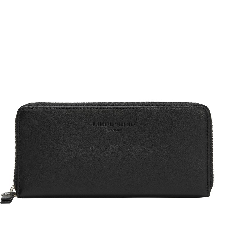 Geldbörse Basic Sally Wallet Black, Farbe: schwarz, Marke: Liebeskind Berlin, EAN: 4064657059671, Abmessungen in cm: 19x9.5x2.5, Bild 1 von 4