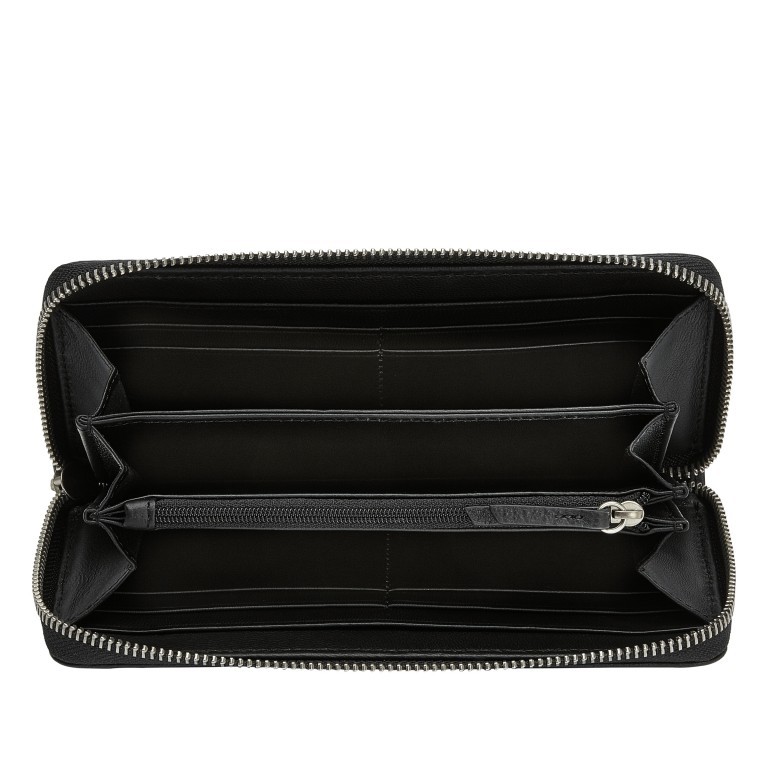 Geldbörse Basic Sally Wallet Black, Farbe: schwarz, Marke: Liebeskind Berlin, EAN: 4064657059671, Abmessungen in cm: 19x9.5x2.5, Bild 3 von 4
