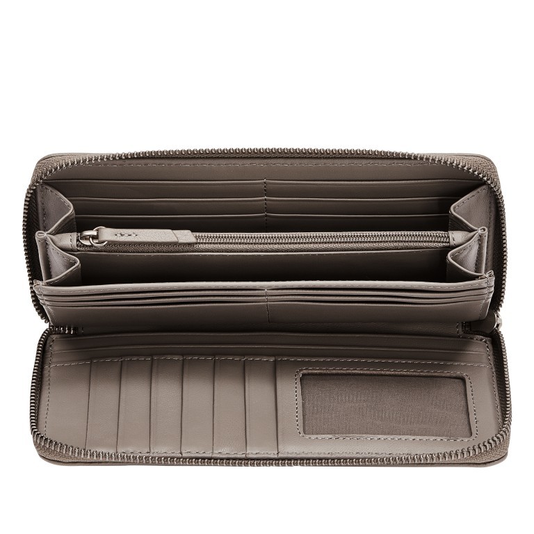 Geldbörse Basic Gigi Wallet Honey Grey, Farbe: grau, Marke: Liebeskind Berlin, EAN: 4064657060608, Abmessungen in cm: 19x9x2, Bild 3 von 4