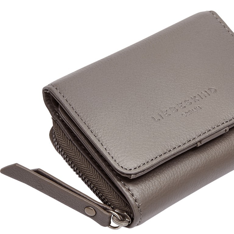 Geldbörse Basic Pablita Wallet Honey Grey, Farbe: grau, Marke: Liebeskind Berlin, EAN: 4064657060387, Abmessungen in cm: 11x9x2.5, Bild 4 von 4