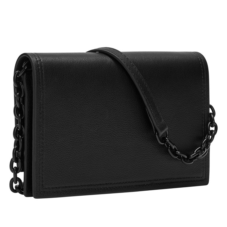 Umhängetasche Crossbody XS Black, Farbe: schwarz, Marke: Liebeskind Berlin, EAN: 4064657058551, Abmessungen in cm: 19x12x2.5, Bild 2 von 5