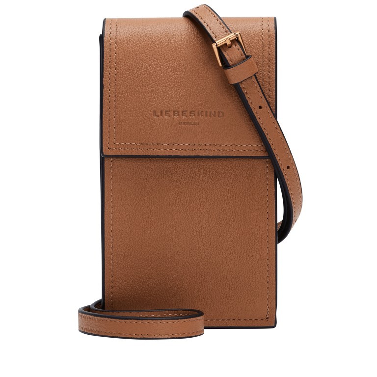 Handytasche Mobile Phone Bag Caramel, Farbe: cognac, Marke: Liebeskind Berlin, EAN: 4064657058520, Abmessungen in cm: 10.5x18.5x3, Bild 1 von 5