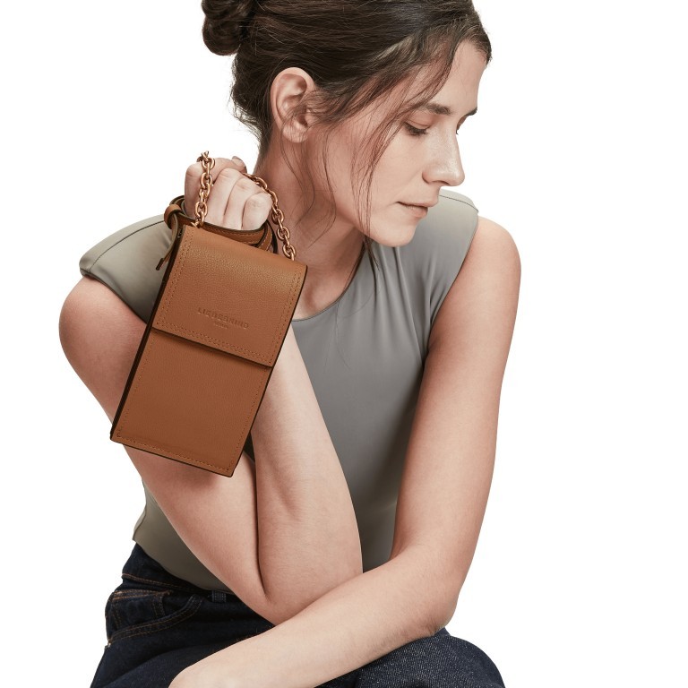 Handytasche Mobile Phone Bag Caramel, Farbe: cognac, Marke: Liebeskind Berlin, EAN: 4064657058520, Abmessungen in cm: 10.5x18.5x3, Bild 3 von 5