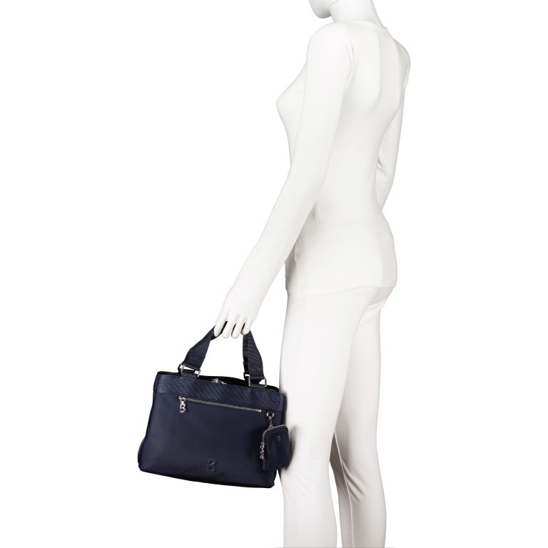 Handtasche Verbier-Play Lois Dark Blue, Farbe: blau/petrol, Marke: Bogner, EAN: 4053533931439, Abmessungen in cm: 28.5x20x12, Bild 4 von 8