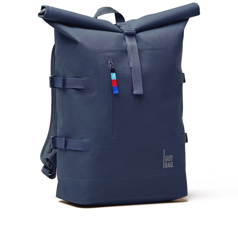 Rucksack Rolltop Ocean Blue, Farbe: blau/petrol, Marke: Got Bag, EAN: 4260483880254, Abmessungen in cm: 33x43x16, Bild 2 von 11