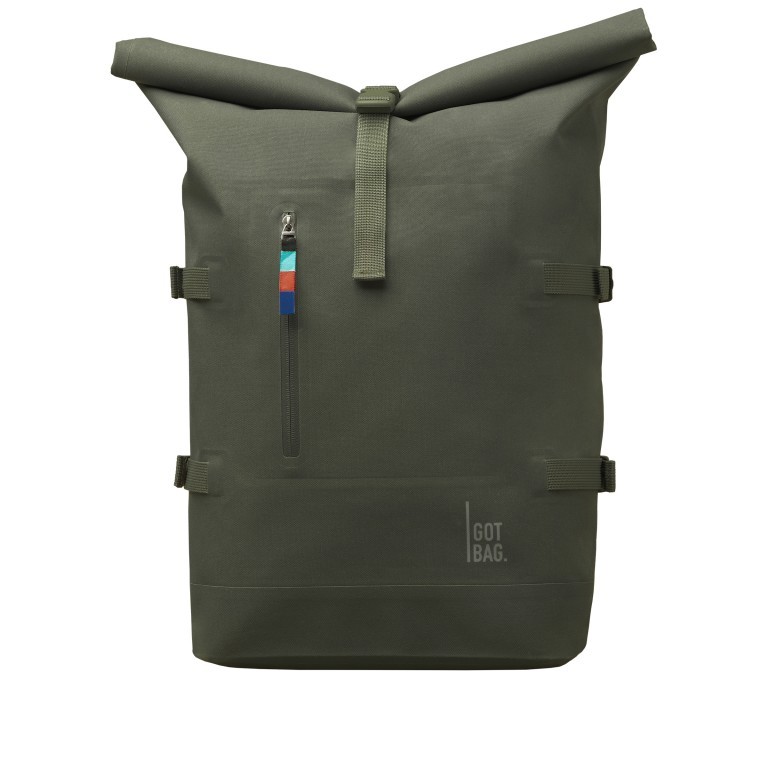 Rucksack Rolltop Algae, Farbe: grün/oliv, Marke: Got Bag, EAN: 4260483880230, Abmessungen in cm: 33x43x16, Bild 1 von 11
