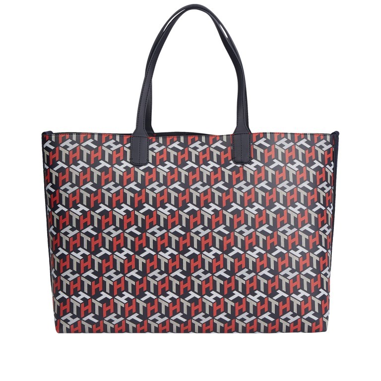Handtasche Iconic Tote Corporation Monogram Print, Farbe: bunt, Marke: Tommy Hilfiger, EAN: 8720114663602, Abmessungen in cm: 43x32x14, Bild 3 von 4
