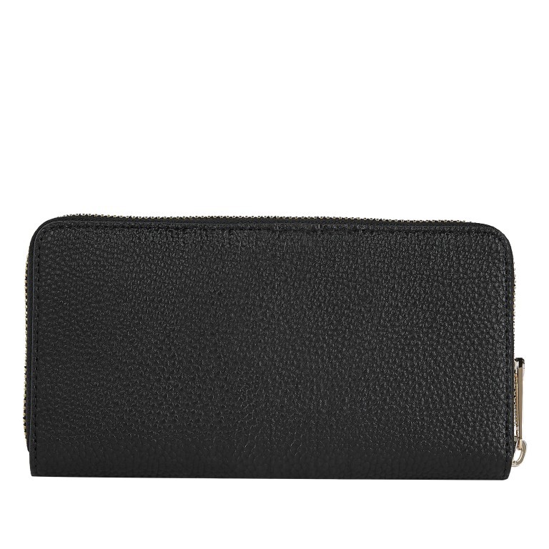 Geldbörse Essence Large Zip Around Wallet Black, Farbe: schwarz, Marke: Tommy Hilfiger, EAN: 8720114663794, Abmessungen in cm: 19x10x2, Bild 2 von 2