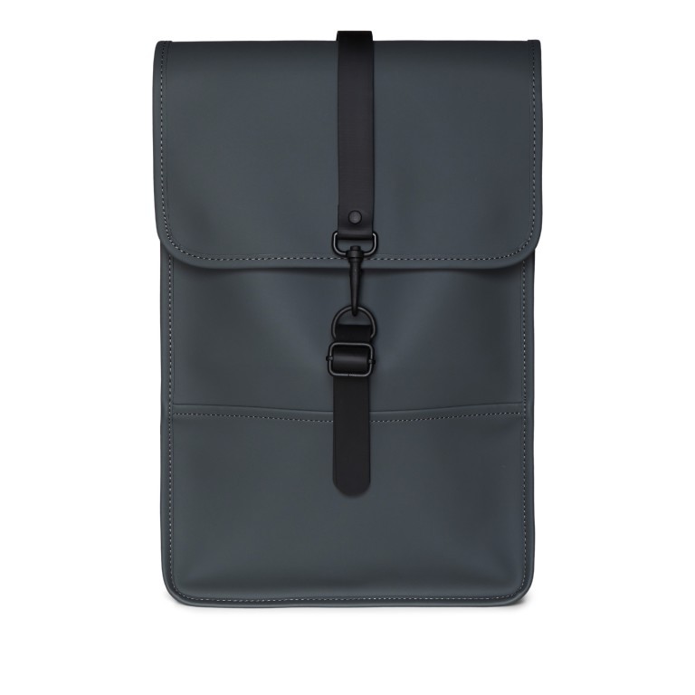 Rucksack Backpack Mini Slate, Farbe: grau, Marke: Rains, EAN: 5711747478841, Abmessungen in cm: 27x39x8, Bild 1 von 5