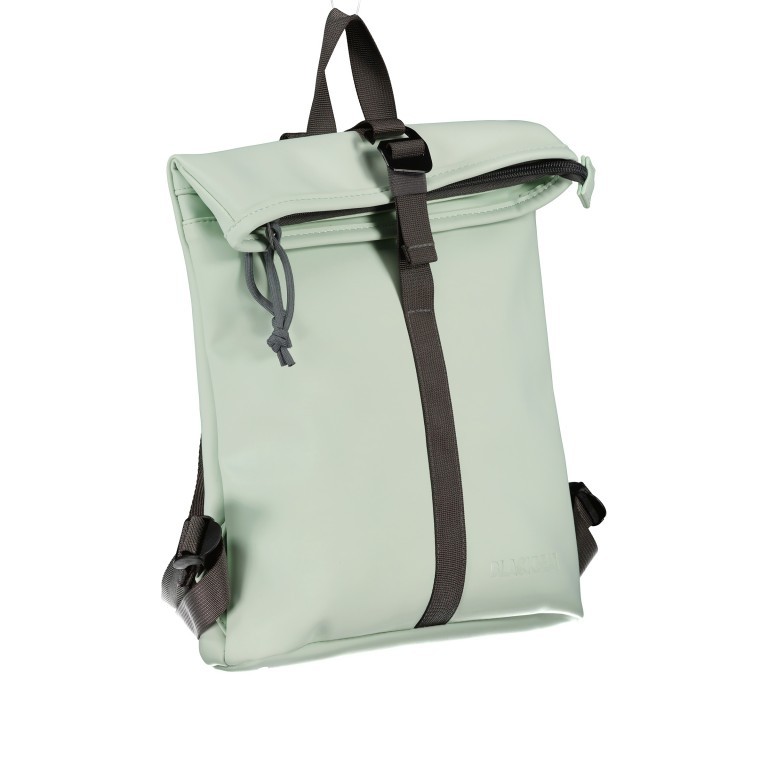 Rucksack Tim mit Rolltop Mint Blue Grey, Farbe: grün/oliv, Marke: Blackbeat, EAN: 8720289384333, Bild 2 von 8