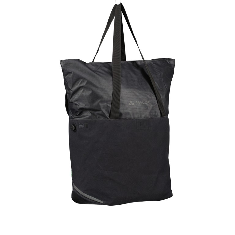 Fahrradtasche City CityGo Bike Shopper Black, Farbe: schwarz, Marke: Vaude, EAN: 4062218194304, Abmessungen in cm: 30x47x18, Bild 2 von 11