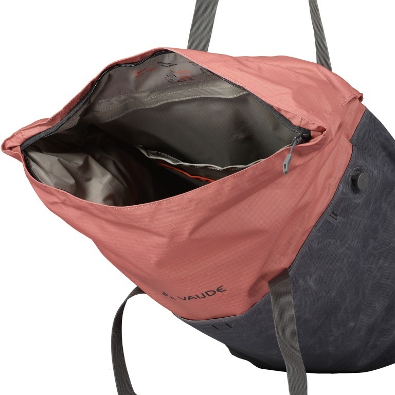 Fahrradtasche City CityGo Bike Shopper Dusty Rose, Farbe: rosa/pink, Marke: Vaude, EAN: 4062218194311, Abmessungen in cm: 30x47x18, Bild 9 von 13