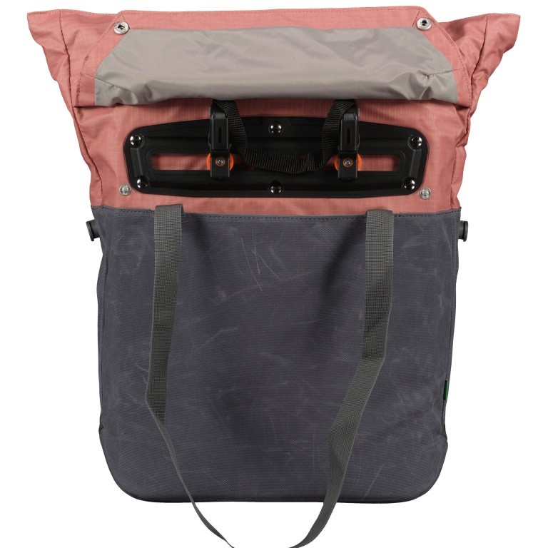 Fahrradtasche City CityGo Bike Shopper Dusty Rose, Farbe: rosa/pink, Marke: Vaude, EAN: 4062218194311, Abmessungen in cm: 30x47x18, Bild 10 von 13