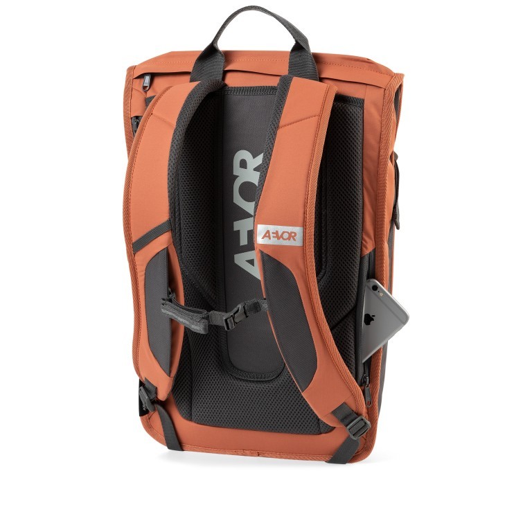 Rucksack Daypack Solid Matt Rip Maple, Farbe: orange, Marke: Aevor, EAN: 4057081115471, Abmessungen in cm: 34x48x14, Bild 4 von 12