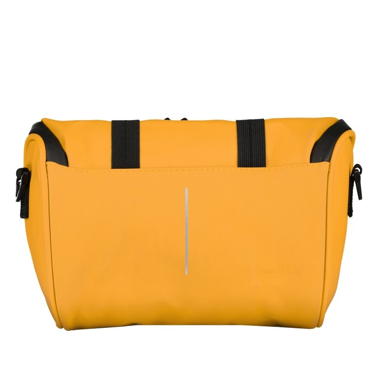 Fahrradtasche mit Lenkerbefestigung Gelb, Farbe: gelb, Marke: Blackbeat, EAN: 8720088707036, Abmessungen in cm: 28x16x10, Bild 1 von 12