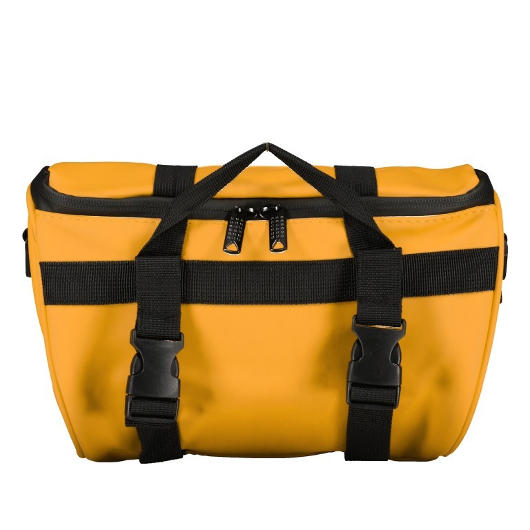 Fahrradtasche mit Lenkerbefestigung Gelb, Farbe: gelb, Marke: Blackbeat, EAN: 8720088707036, Abmessungen in cm: 28x16x10, Bild 3 von 12