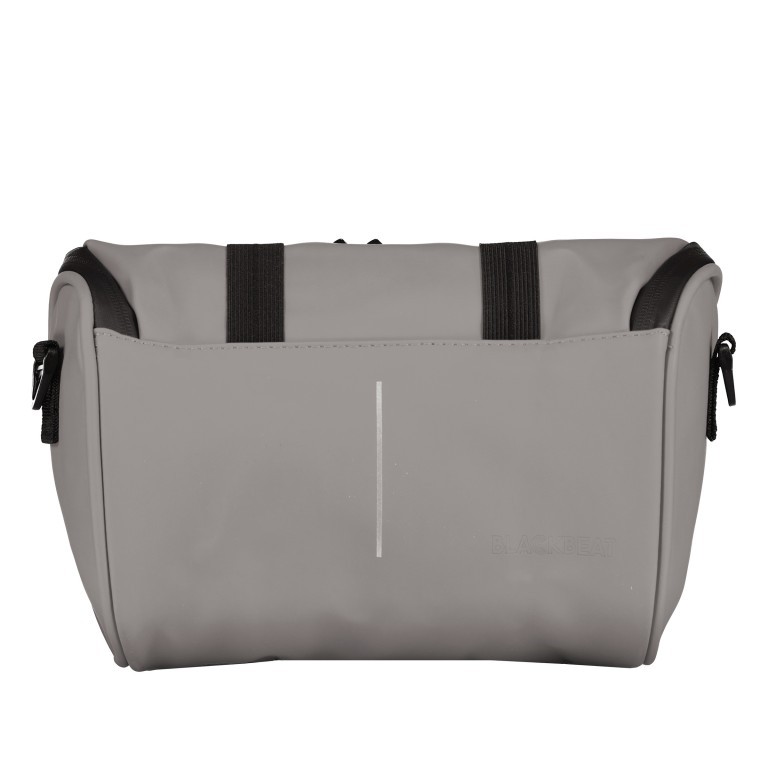 Fahrradtasche mit Lenkerbefestigung Grau, Farbe: grau, Marke: Blackbeat, EAN: 8720088707043, Abmessungen in cm: 28x16x10, Bild 1 von 12
