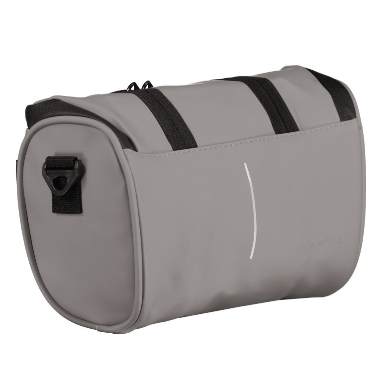 Fahrradtasche mit Lenkerbefestigung Grau, Farbe: grau, Marke: Blackbeat, EAN: 8720088707043, Abmessungen in cm: 28x16x10, Bild 2 von 12