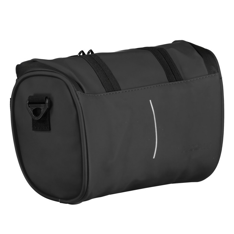 Fahrradtasche mit Lenkerbefestigung Schwarz, Farbe: schwarz, Marke: Blackbeat, EAN: 8720088707012, Bild 2 von 12