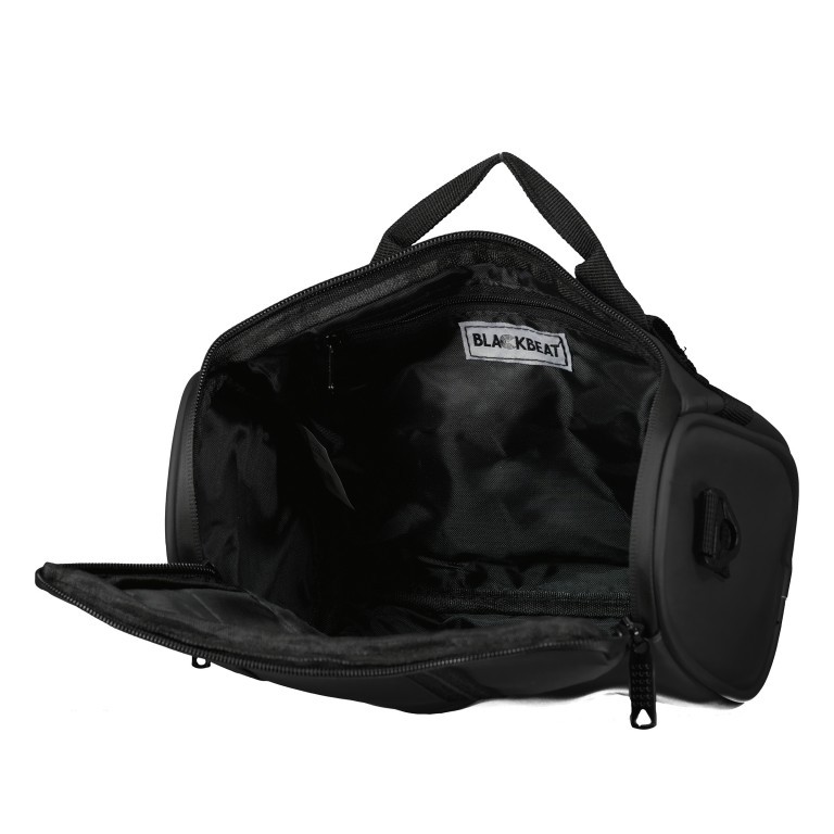 Fahrradtasche mit Lenkerbefestigung Schwarz, Farbe: schwarz, Marke: Blackbeat, EAN: 8720088707012, Abmessungen in cm: 28x16x10, Bild 7 von 12