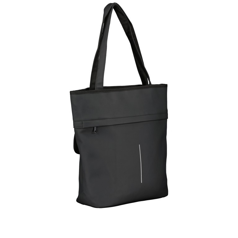 Fahrradtasche Shopper mit Gepäckträgerbefestigung Schwarz, Farbe: schwarz, Marke: Blackbeat, EAN: 8720088707050, Abmessungen in cm: 31x37x14, Bild 2 von 8