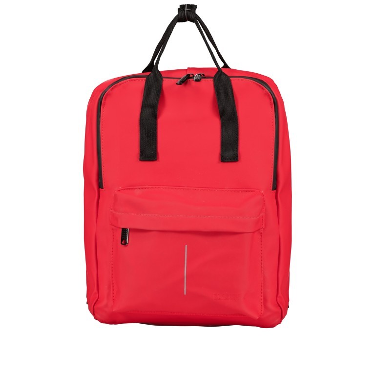 Fahrradtasche Rucksack mit Gepäckträgerbefestigung Rot, Farbe: rot/weinrot, Marke: Blackbeat, EAN: 8720088707142, Abmessungen in cm: 26x35x10, Bild 1 von 10
