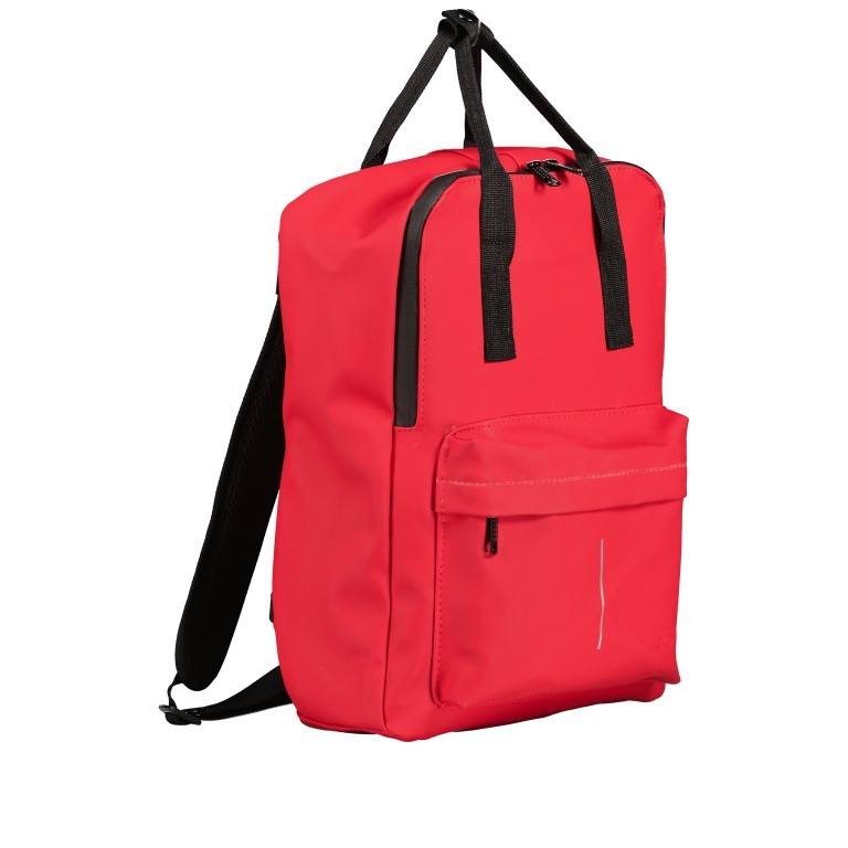 Fahrradtasche Rucksack mit Gepäckträgerbefestigung Rot, Farbe: rot/weinrot, Marke: Blackbeat, EAN: 8720088707142, Abmessungen in cm: 26x35x10, Bild 2 von 10