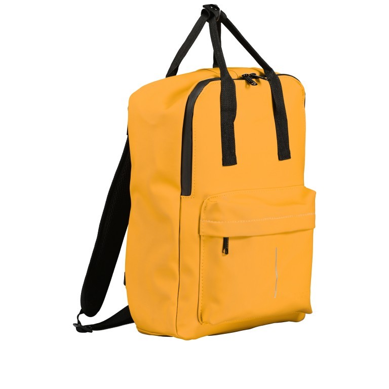 Fahrradtasche Rucksack mit Gepäckträgerbefestigung Gelb, Farbe: gelb, Marke: Blackbeat, EAN: 8720088707159, Abmessungen in cm: 26x35x10, Bild 2 von 10