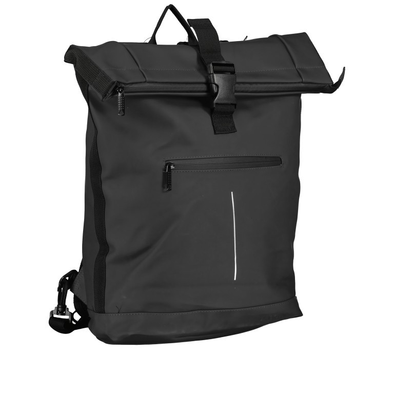 Fahrradtasche Rucksack mit Gepäckträgerbefestigung Schwarz, Farbe: schwarz, Marke: Blackbeat, EAN: 8720088707173, Abmessungen in cm: 29x45x11, Bild 2 von 12