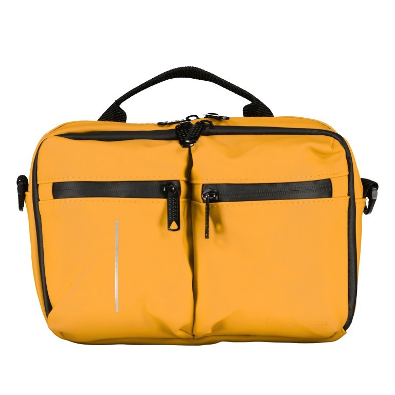 Fahrradtasche für Lenkerbefestigung Gelb, Farbe: gelb, Marke: Blackbeat, EAN: 8720088707289, Abmessungen in cm: 24x16x9, Bild 1 von 12
