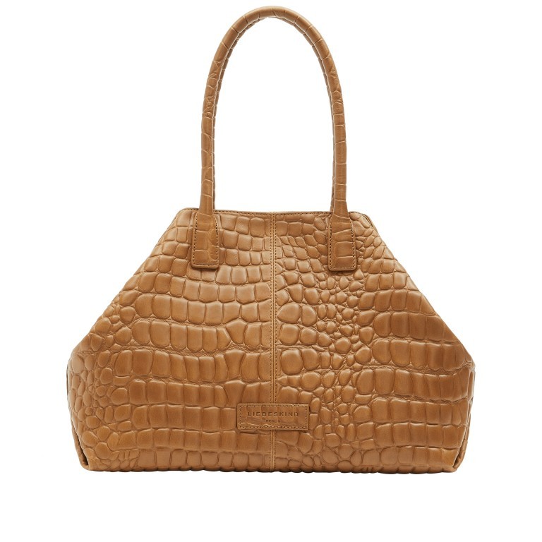 Shopper Chelsea Shopper M Kroko Golden Amber, Farbe: cognac, Marke: Liebeskind Berlin, EAN: 4064657290951, Abmessungen in cm: 36x29x15, Bild 1 von 7