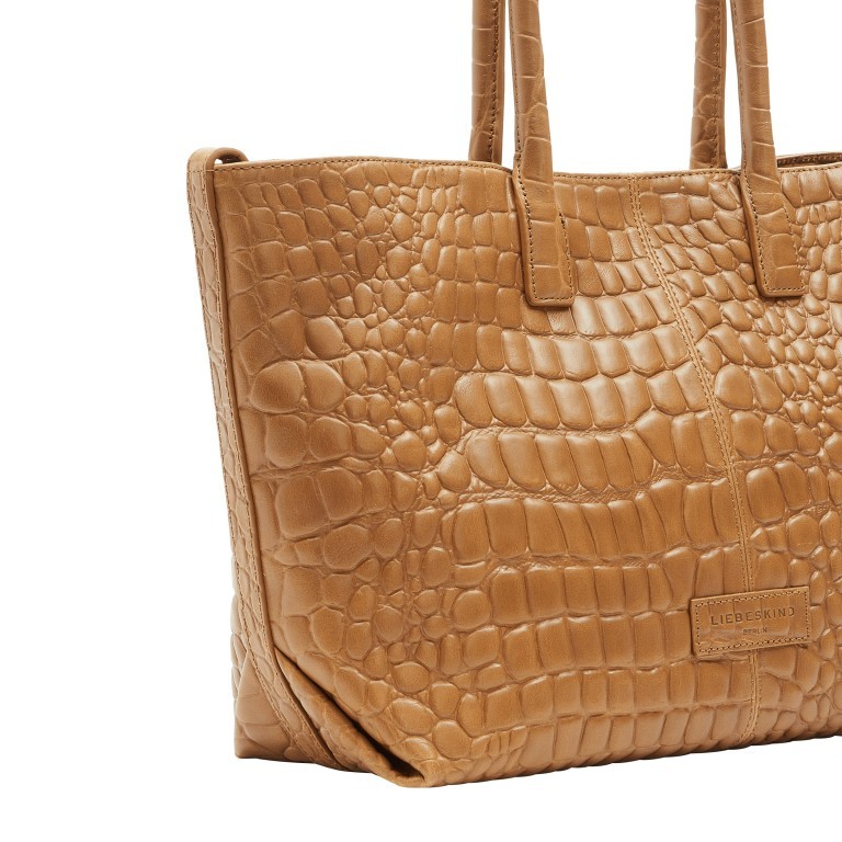 Shopper Chelsea Shopper M Kroko Golden Amber, Farbe: cognac, Marke: Liebeskind Berlin, EAN: 4064657290951, Abmessungen in cm: 36x29x15, Bild 7 von 7