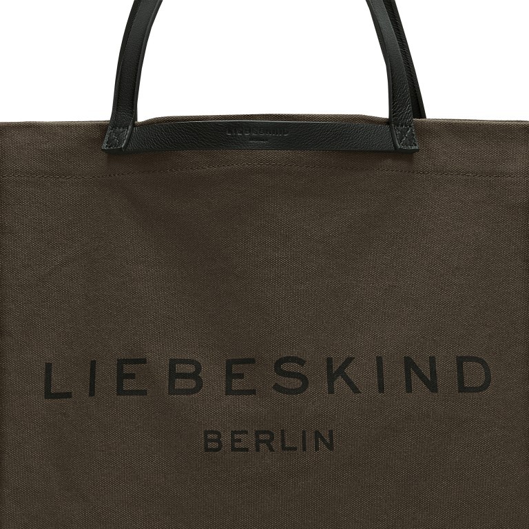 Shopper Basic Aurora Shopper L Nori Green, Farbe: grün/oliv, Marke: Liebeskind Berlin, EAN: 4064657106818, Abmessungen in cm: 55.5x38x19, Bild 5 von 5