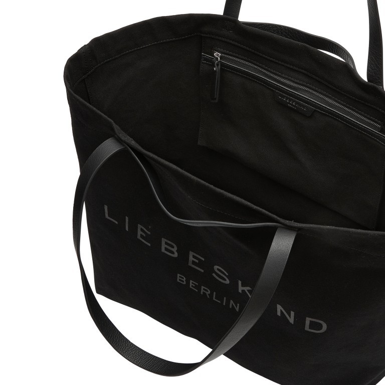 Shopper Basic Aurora Shopper L Black, Farbe: schwarz, Marke: Liebeskind Berlin, EAN: 4064657047043, Abmessungen in cm: 55.5x38x19, Bild 4 von 5