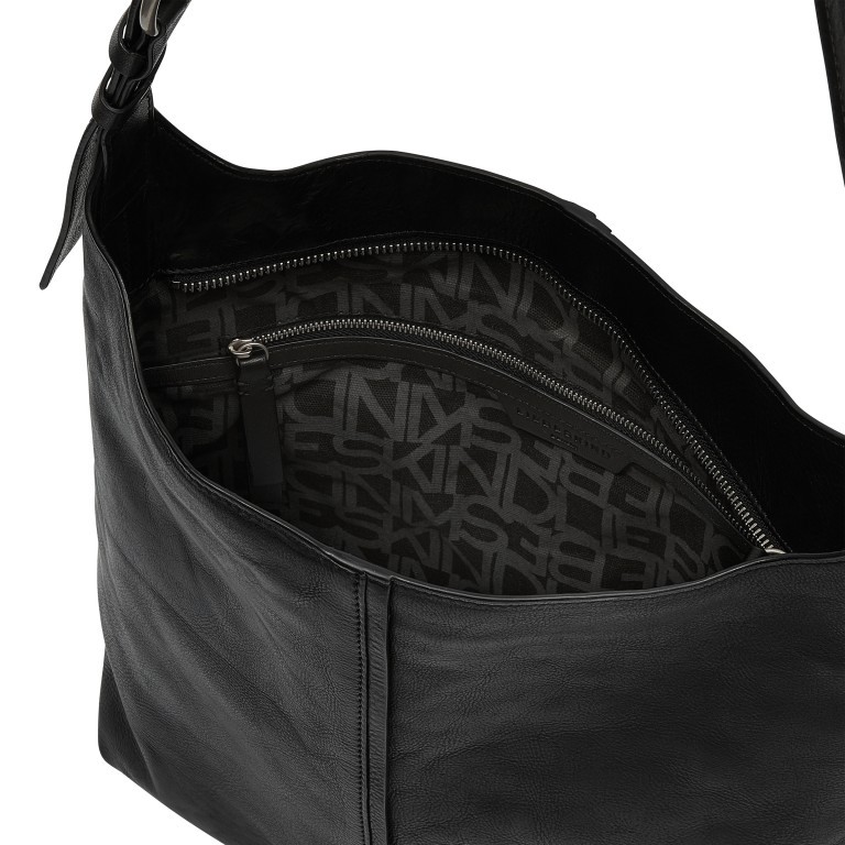 Beuteltasche Demi Hobo M Black, Farbe: schwarz, Marke: Liebeskind Berlin, EAN: 4064657104401, Abmessungen in cm: 30x31x11, Bild 4 von 5