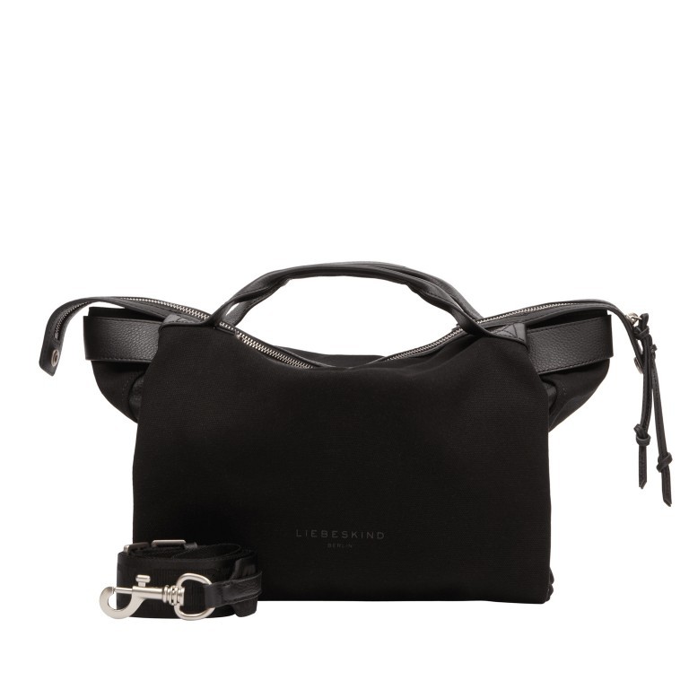 Handtasche Basic Gray Satchel S Black, Farbe: schwarz, Marke: Liebeskind Berlin, EAN: 4064657104326, Abmessungen in cm: 29x29x13, Bild 1 von 5