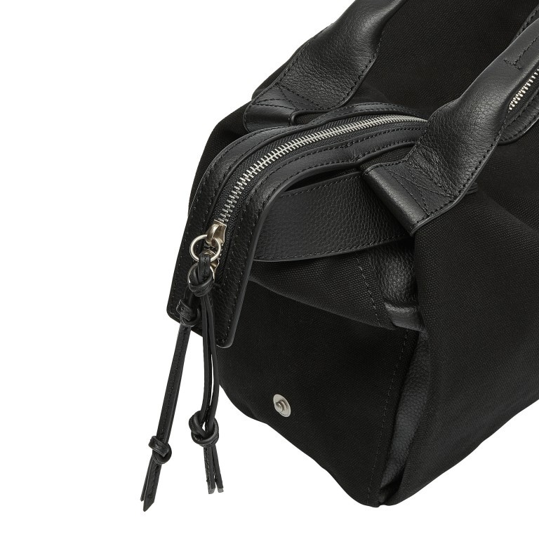 Handtasche Basic Gray Satchel S Black, Farbe: schwarz, Marke: Liebeskind Berlin, EAN: 4064657104326, Abmessungen in cm: 29x29x13, Bild 5 von 5