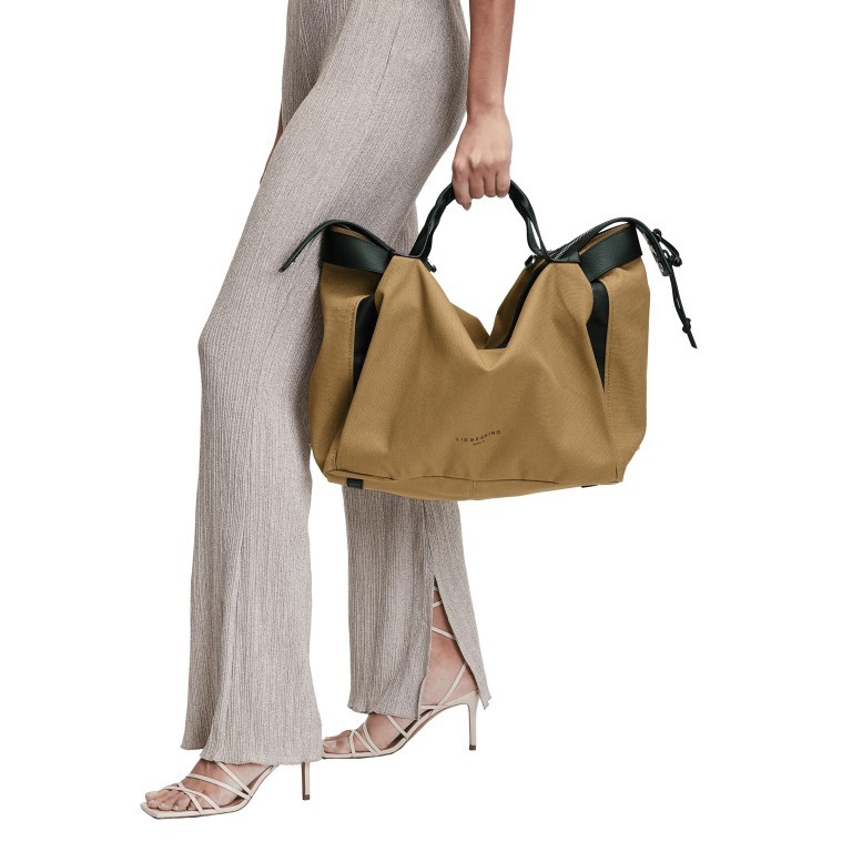 Tasche Gray Satchel L Safari, Farbe: beige, Marke: Liebeskind Berlin, EAN: 4064657104395, Abmessungen in cm: 36.5x35x15, Bild 3 von 5