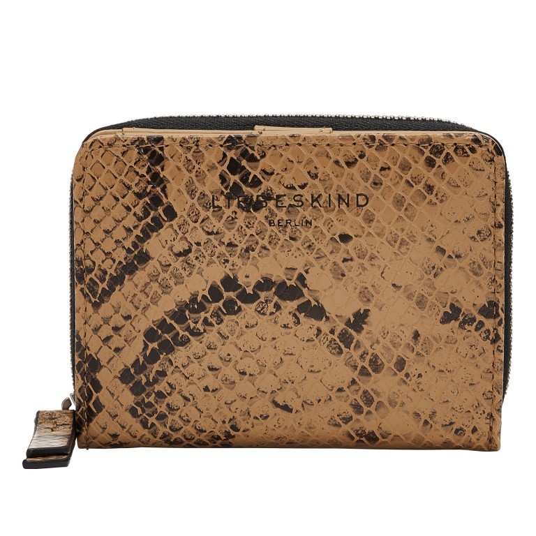 Geldbörse Alexis Snake Wallet Light Tan, Farbe: braun, Marke: Liebeskind Berlin, EAN: 4064657102506, Abmessungen in cm: 11x8x2, Bild 1 von 4