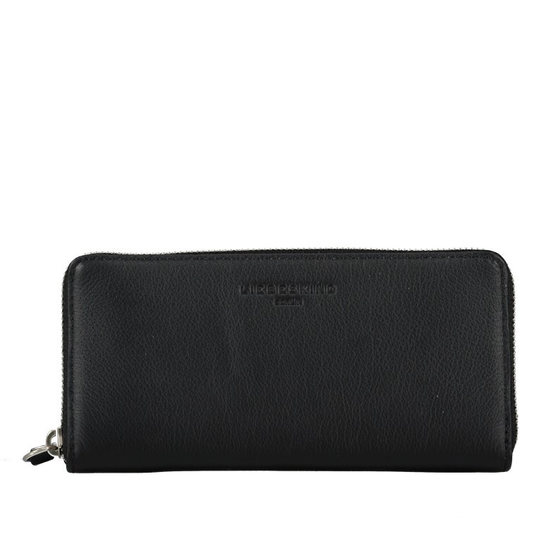 Geldbörse Basic Sally Wallet Black, Farbe: schwarz, Marke: Liebeskind Berlin, EAN: 4064657102742, Abmessungen in cm: 19x9.5x2.5, Bild 1 von 4