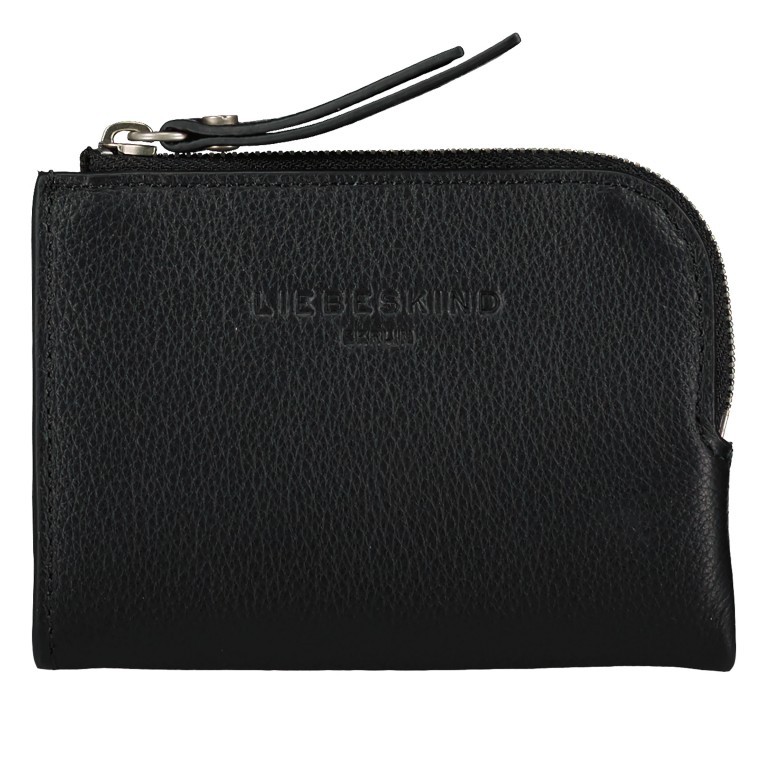 Geldbörse Basic Lena Wallet Black, Farbe: schwarz, Marke: Liebeskind Berlin, EAN: 4064657102605, Abmessungen in cm: 11.5x8.5x1, Bild 1 von 3