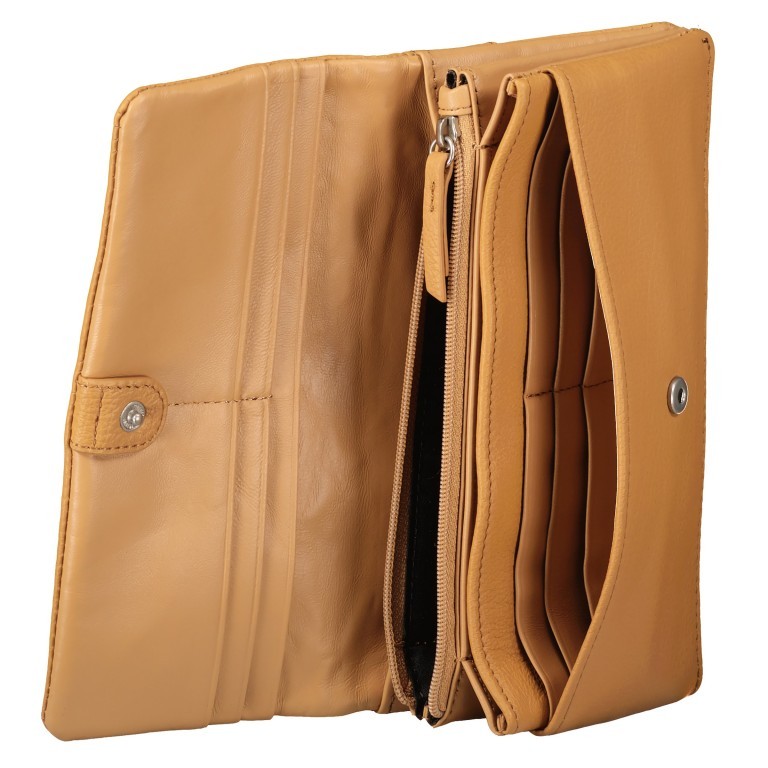 Geldbörse Basic Slam Wallet Light Tan, Farbe: cognac, Marke: Liebeskind Berlin, EAN: 4064657102926, Abmessungen in cm: 18.5x10x2.5, Bild 4 von 4