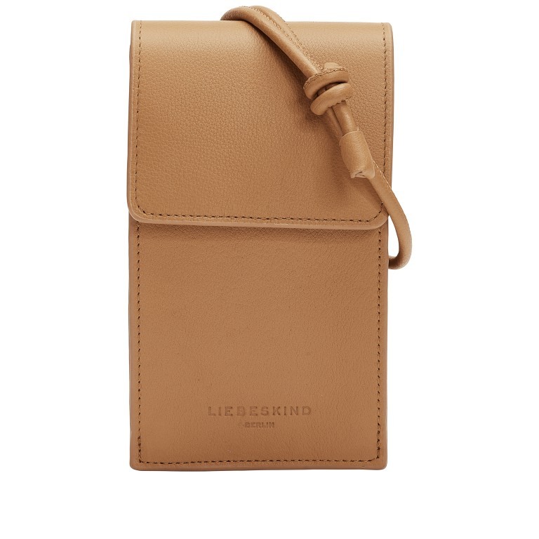 Handytasche Basic Mobile Pouch Light Tan, Farbe: cognac, Marke: Liebeskind Berlin, EAN: 4064657102704, Abmessungen in cm: 10x17x3, Bild 1 von 5