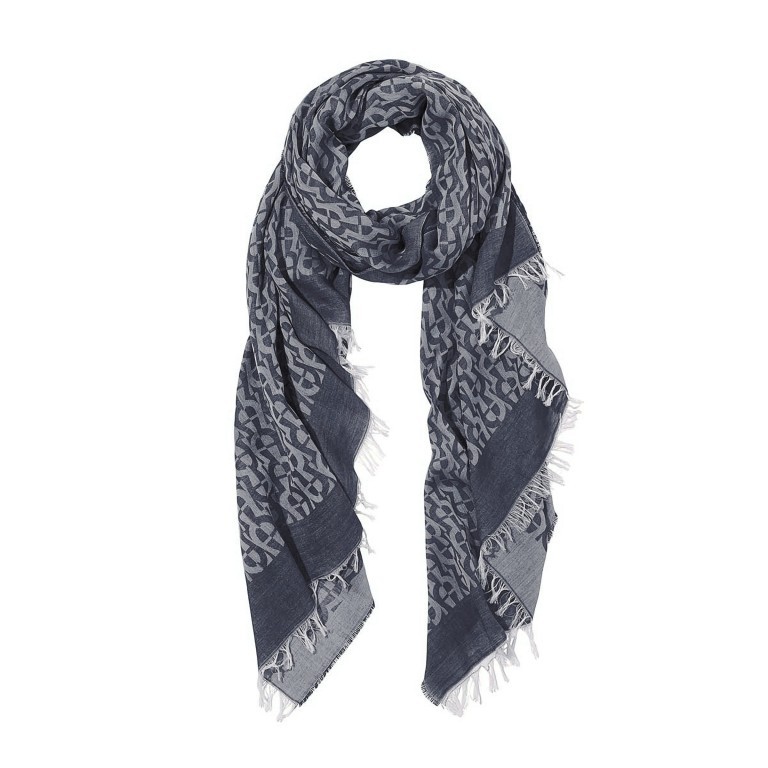 Schal Casual 242-591 Marine, Farbe: blau/petrol, Marke: AIGNER, EAN: 4055539081835, Abmessungen in cm: 160x180x0.1, Bild 1 von 6